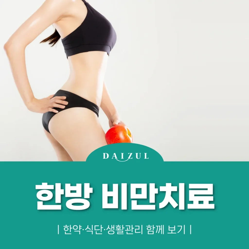한방 비만치료, 한약·식단·생활관리 함께 보기