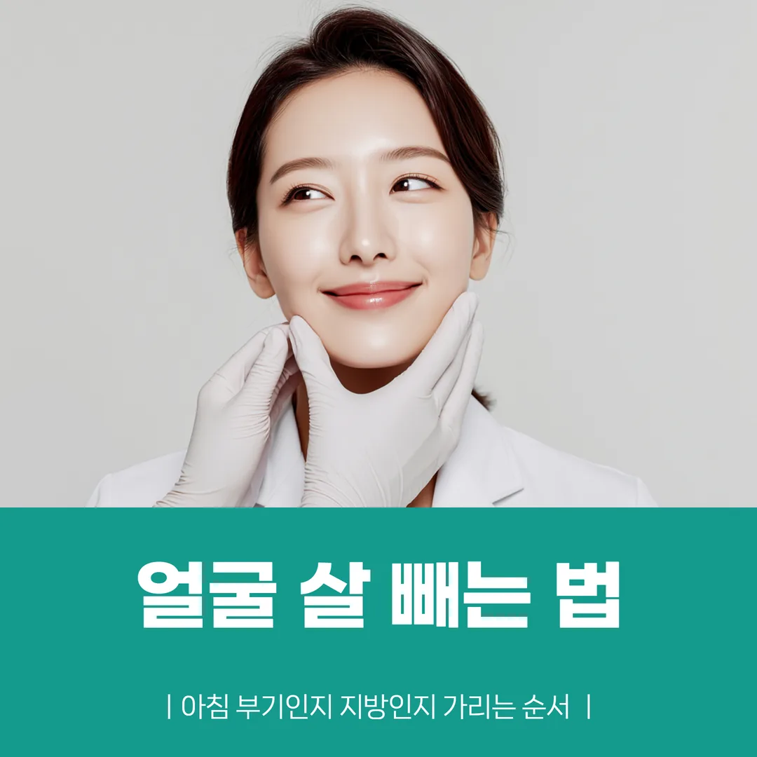 얼굴 살 빼는 법, 아침 부기인지 지방인지 가리는 순서
