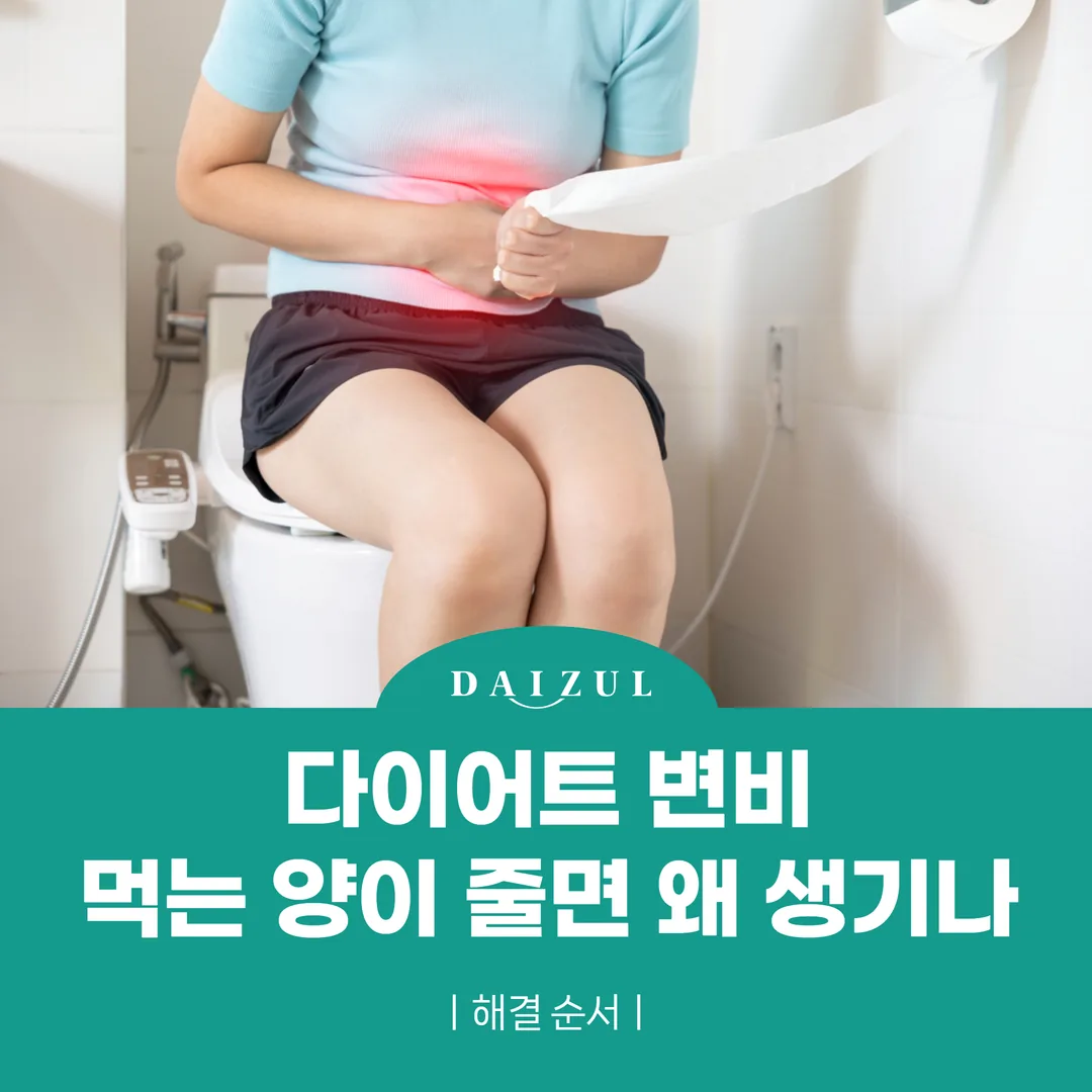 다이어트 변비, 먹는 양이 줄면 왜 생기나 — 해결 순서
